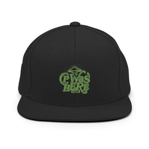 CP Was Here Alien Green Snapback Hat