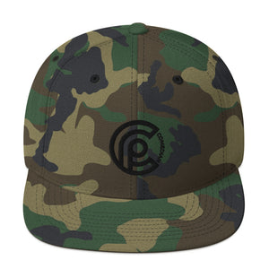 Camo CPeeps Snapback Hat (Black Stitching)