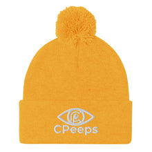 Load image into Gallery viewer, CPeeps Logo Unisex Pom-Pom Beanie