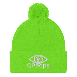 CPeeps Logo Unisex Pom-Pom Beanie