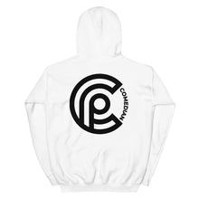 Load image into Gallery viewer, CPeeps Logo Unisex Hoodie (White/Black)