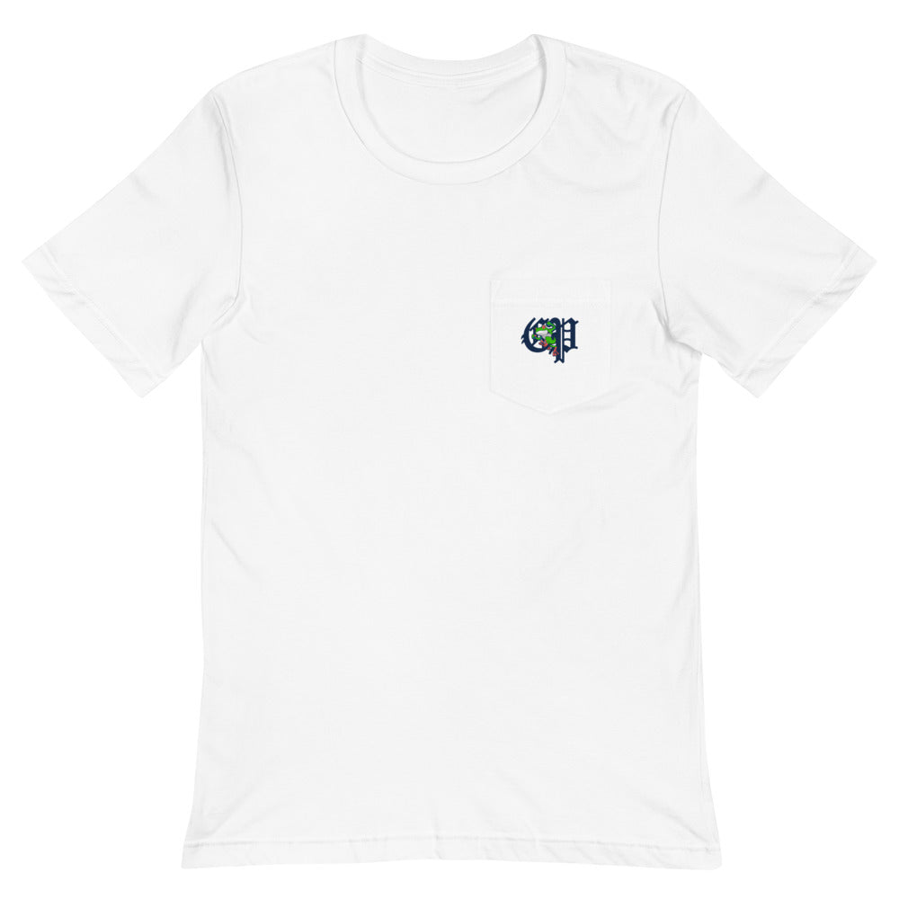 CP Private Label Spirit Animal Collection White Pocket T-Shirt