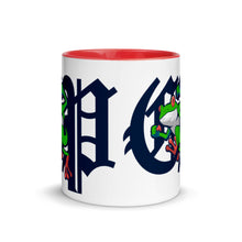 Load image into Gallery viewer, CP Spirit Animal Frog Mug with Color Inside